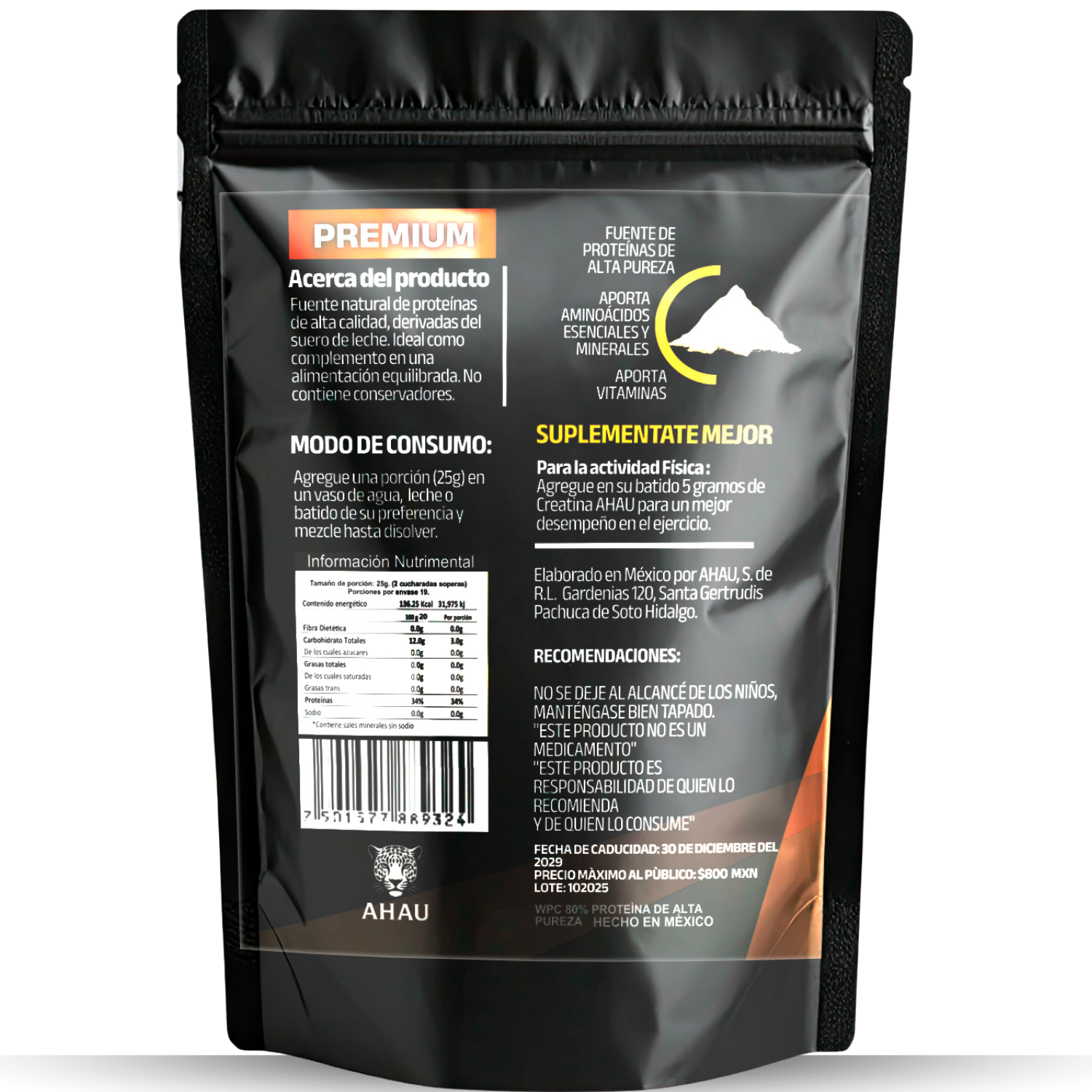 WHEY PROTEIN PREMIUM 500 gr.