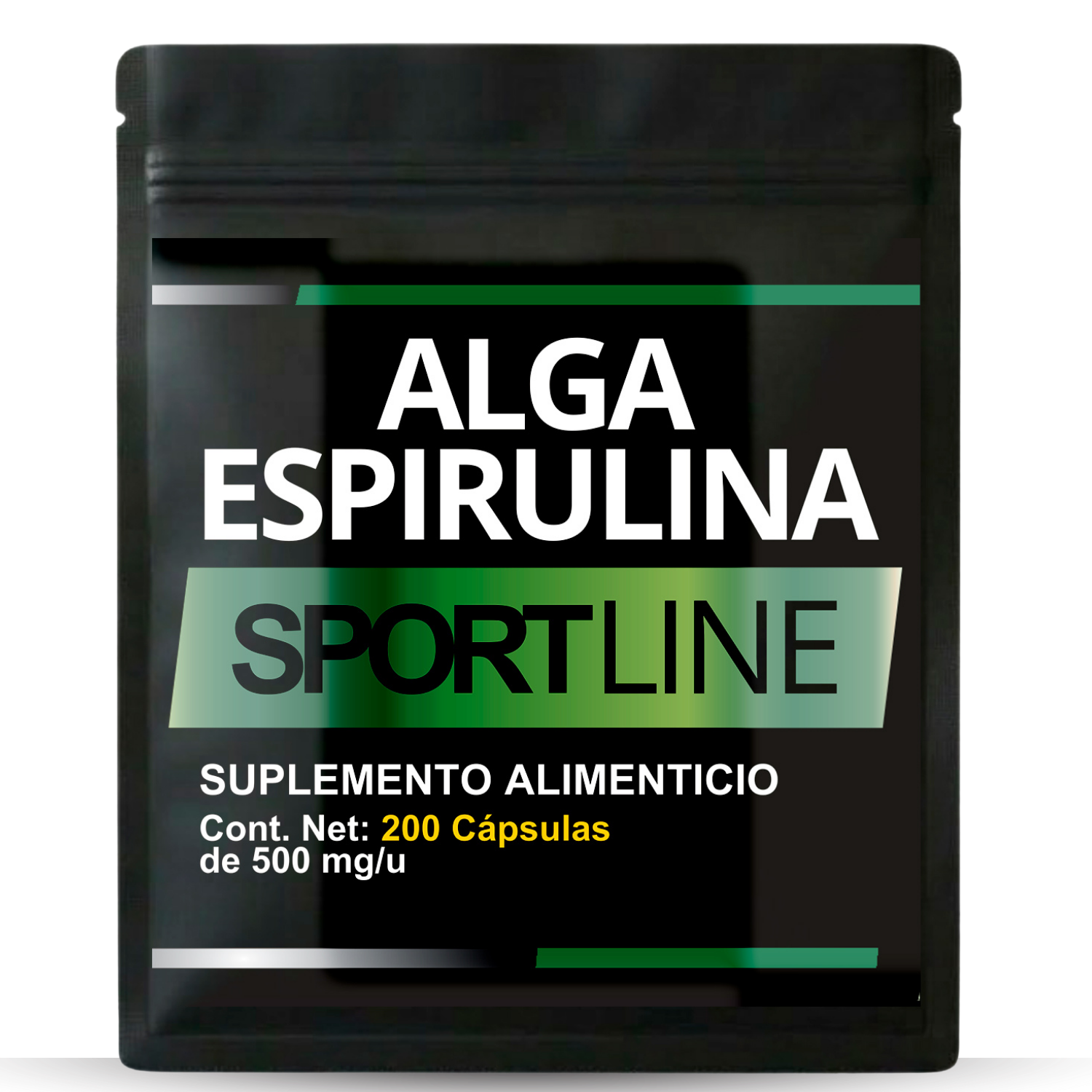 ALGA ESPIRULINA 200 CÁPSULAS
