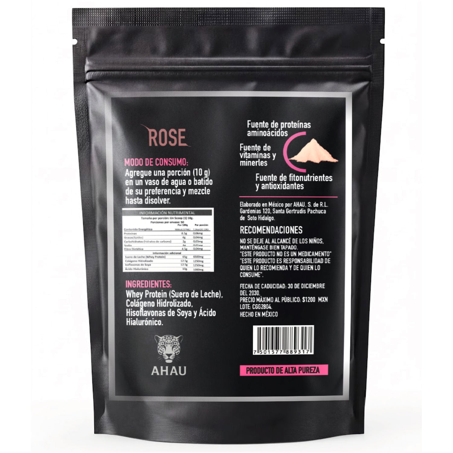 WHEY PRITEIN AHAU 500 gr.