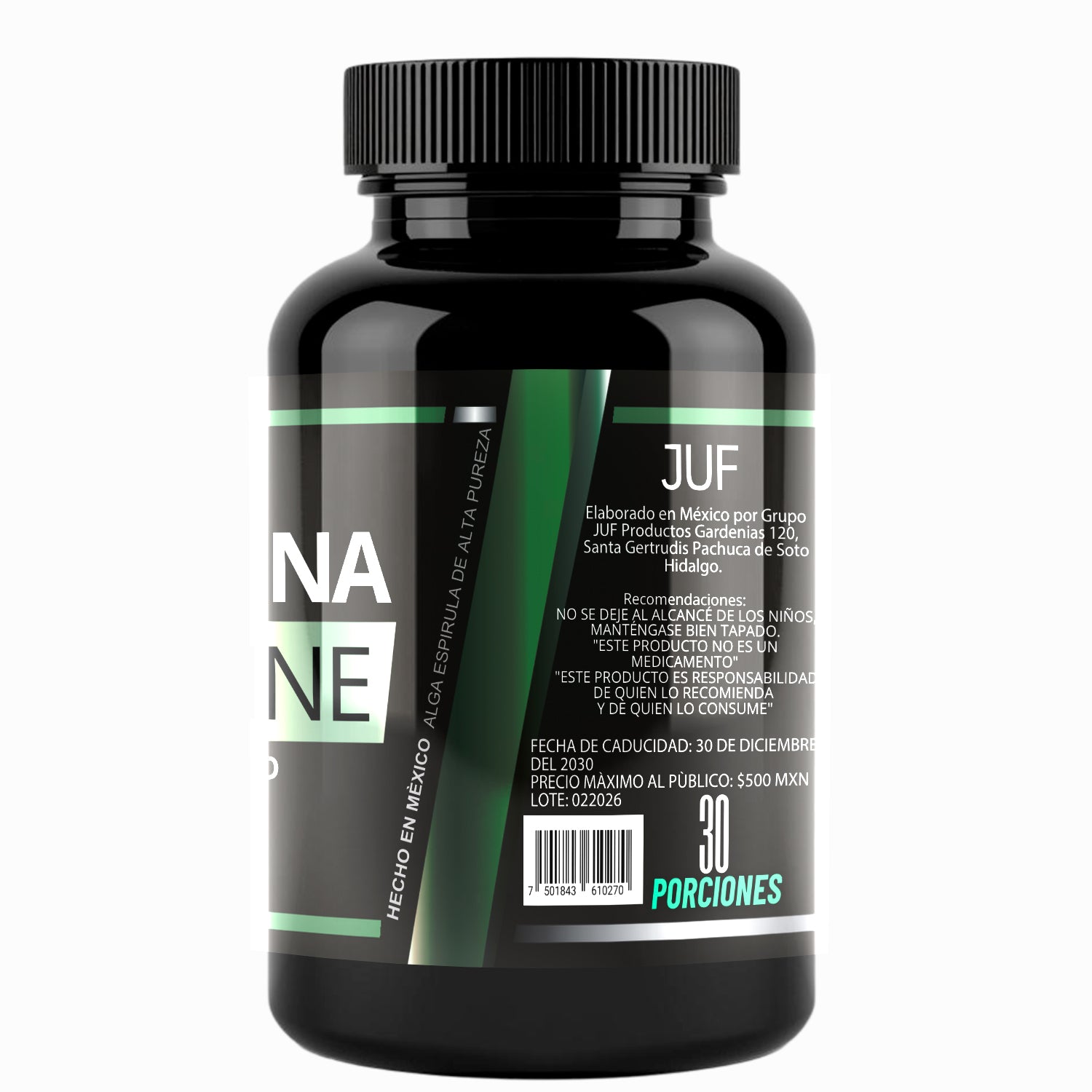 ALGA ESPIRULINA 120 CÁPSULAS
