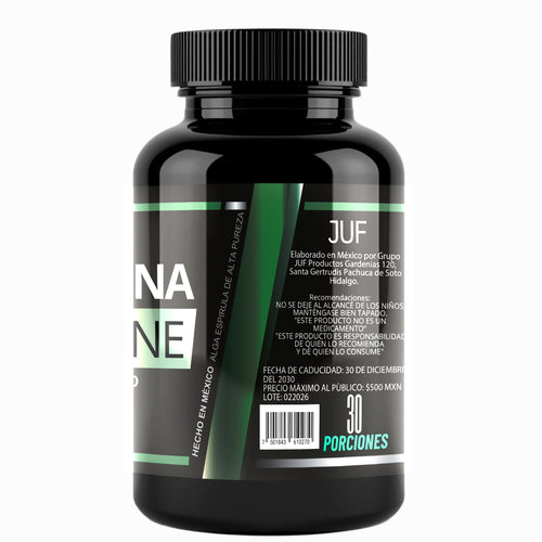 ALGA ESPIRULINA 120 CÁPSULAS