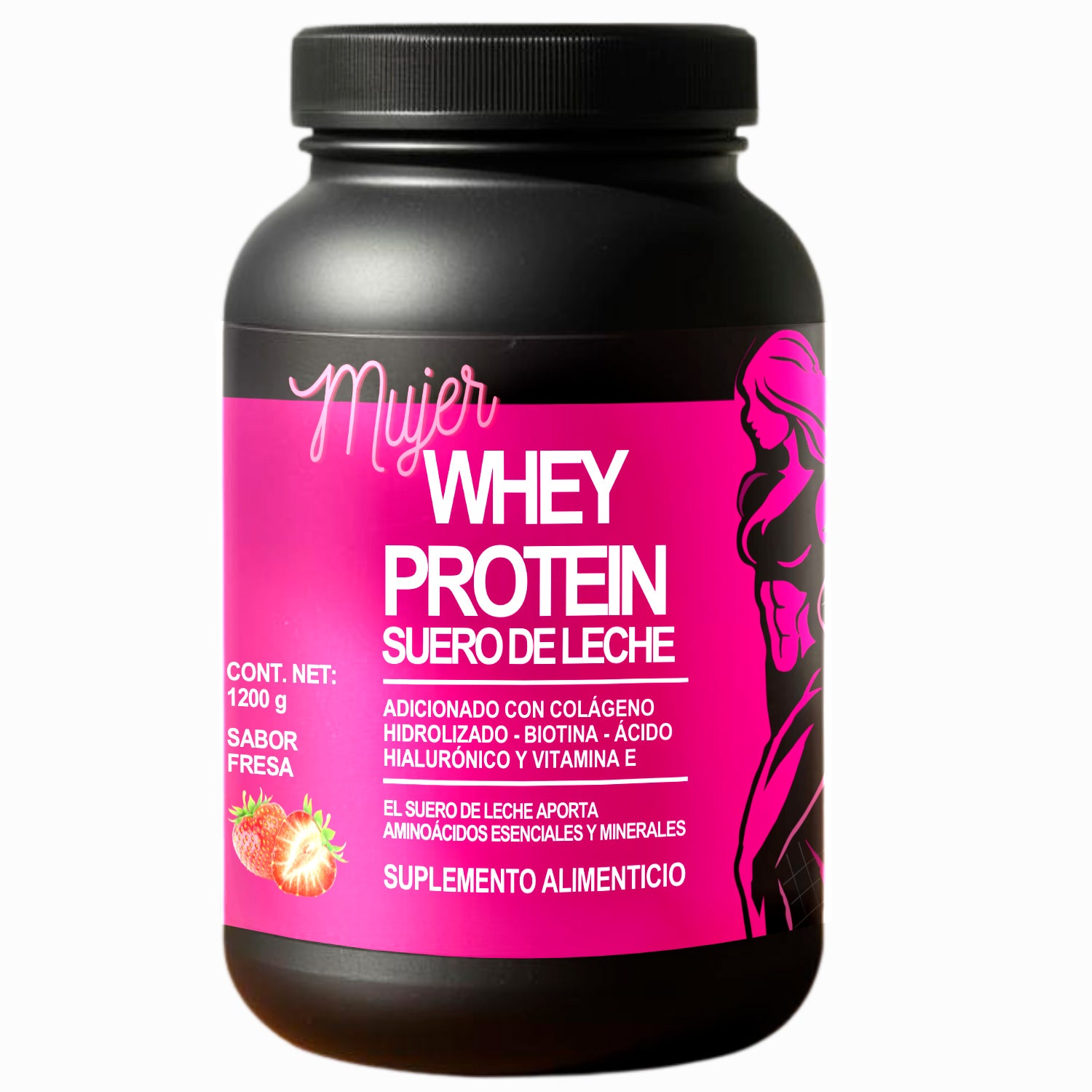 WHEY PROTEIN MUJER 1200 g.